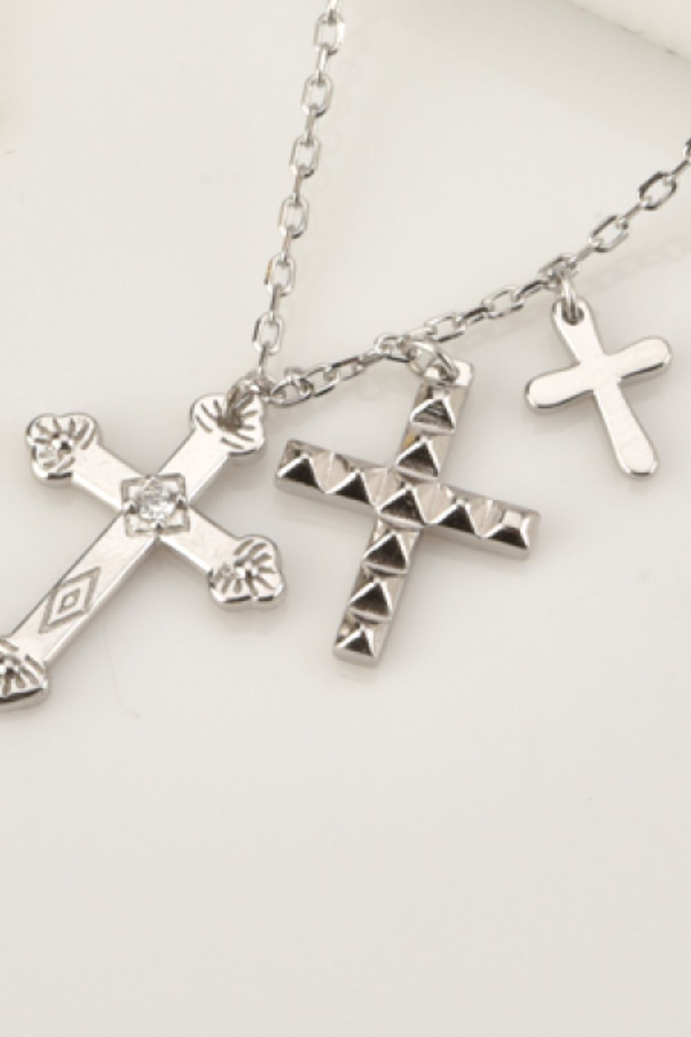 Honeybee Mumford's Cross Pendant Necklace