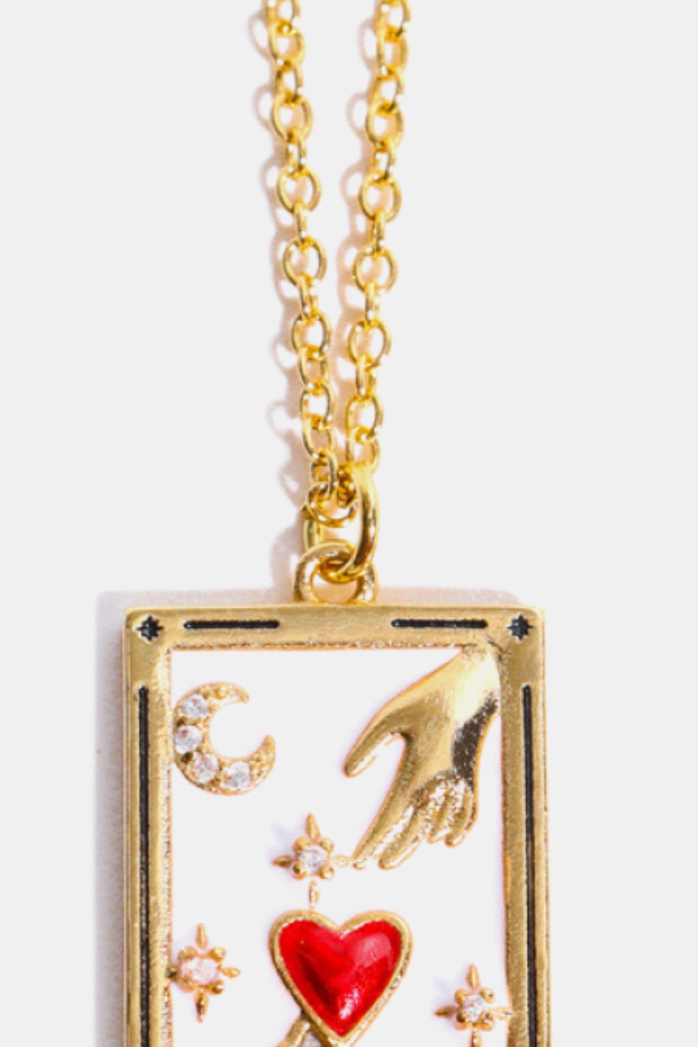 Honeybee Mumford's Tarot Card Pendant Necklace