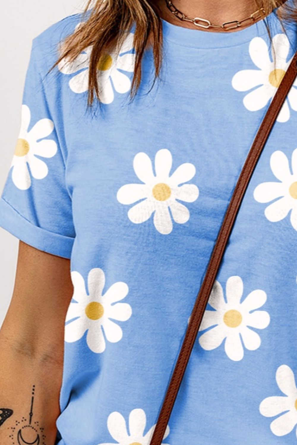 Honeybee Mumford's Printed Round Neck Short Sleeve T-Shirt