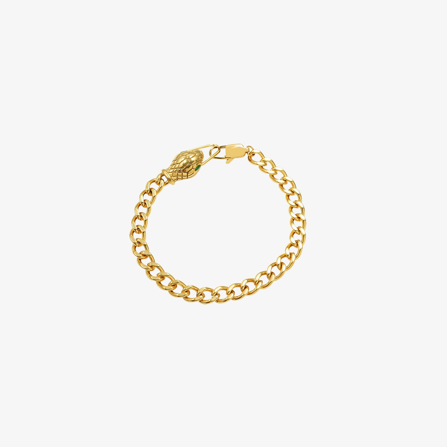 honeybee Mumford's Snake Head Chain Bracelet