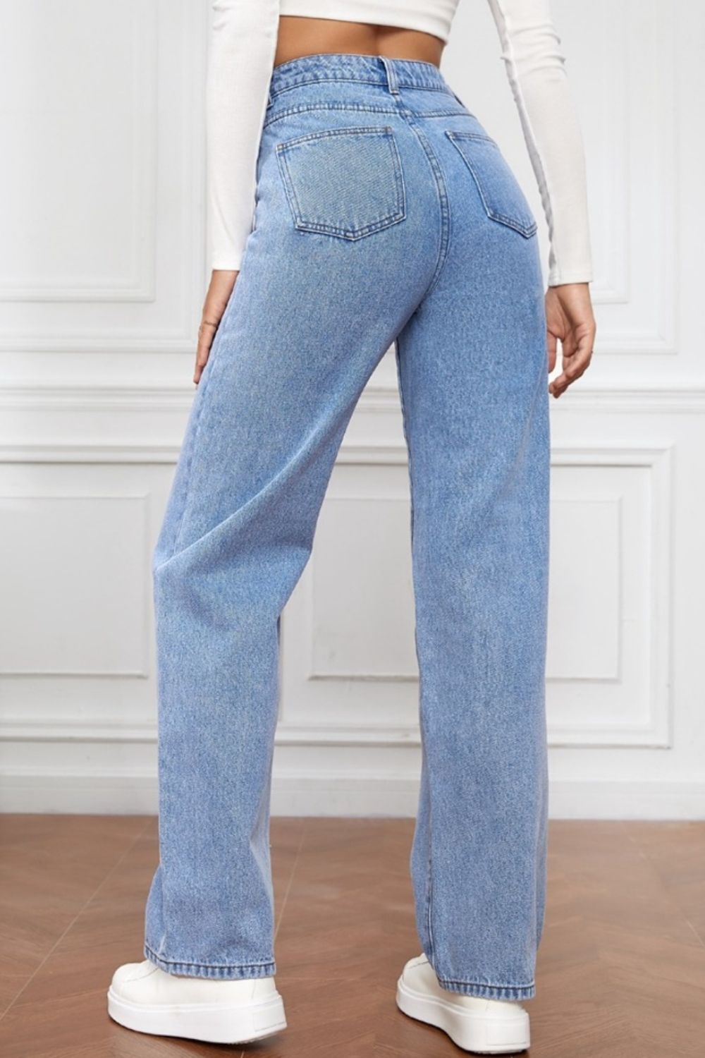 Honeybee Mumford's High Waist Straight Jeans