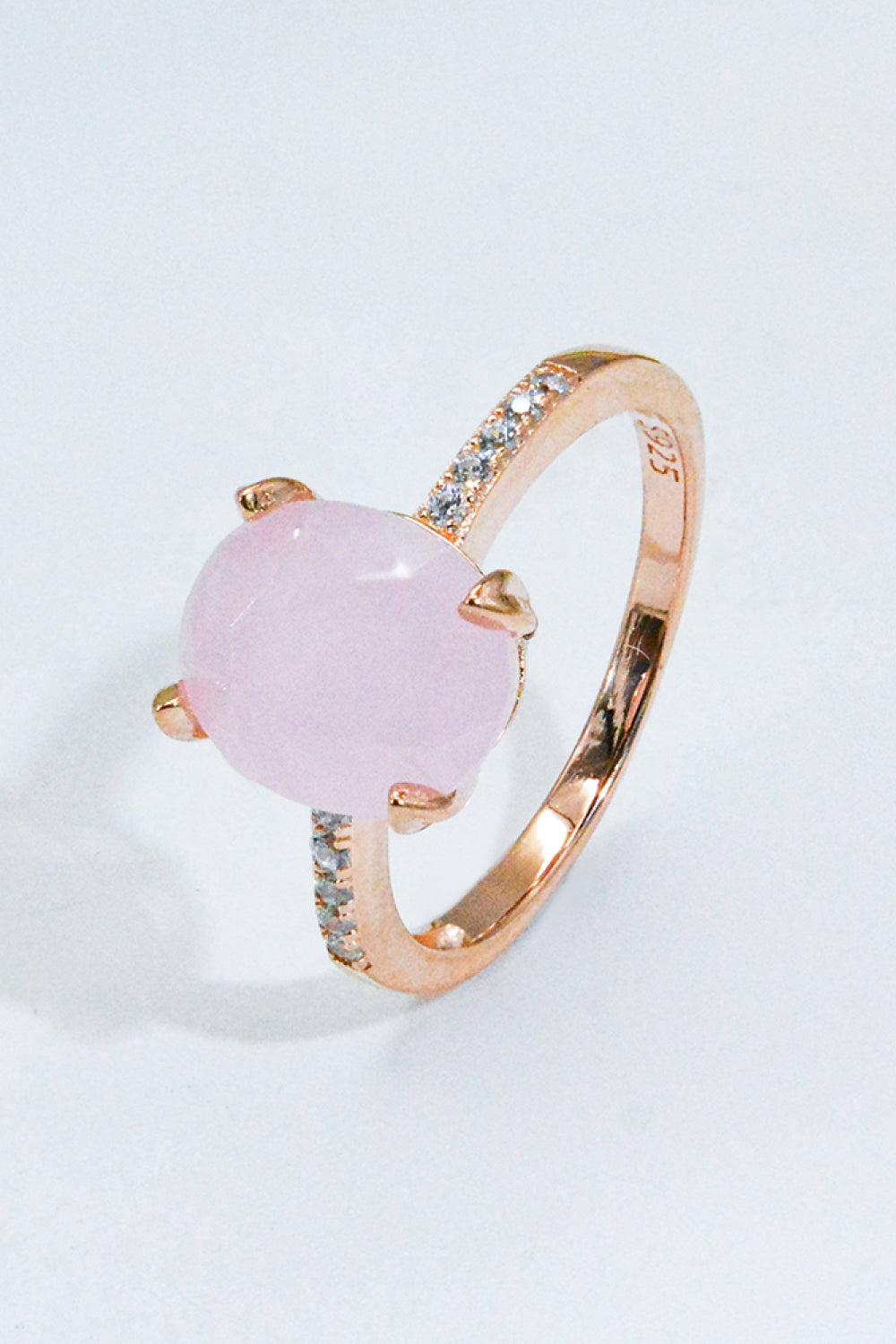 Honeybee Mumford's 18k rose gold-plated Quartz Ring