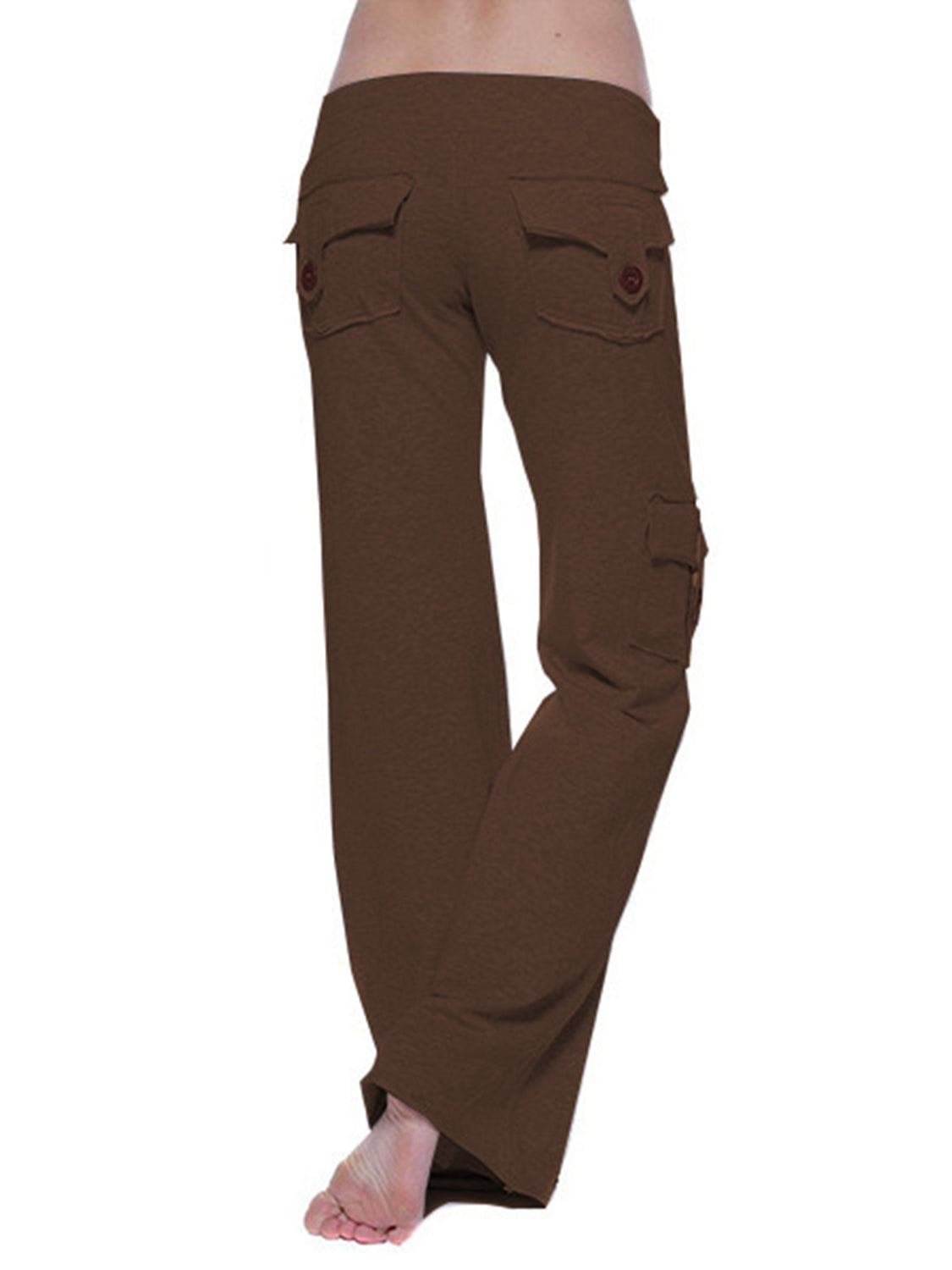 Honeybee Mumford's Mid Waist Pants with Pockets