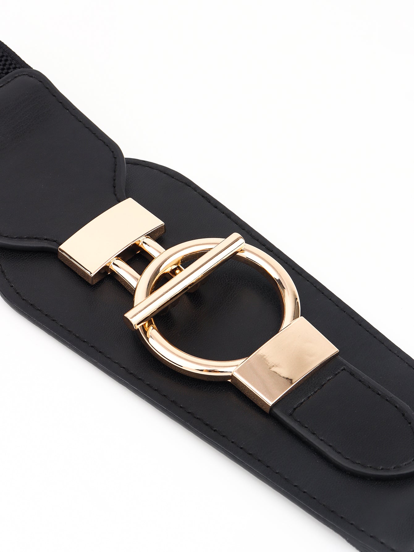 Honeybee Mumford's Elastic Wide Belt with Buckle