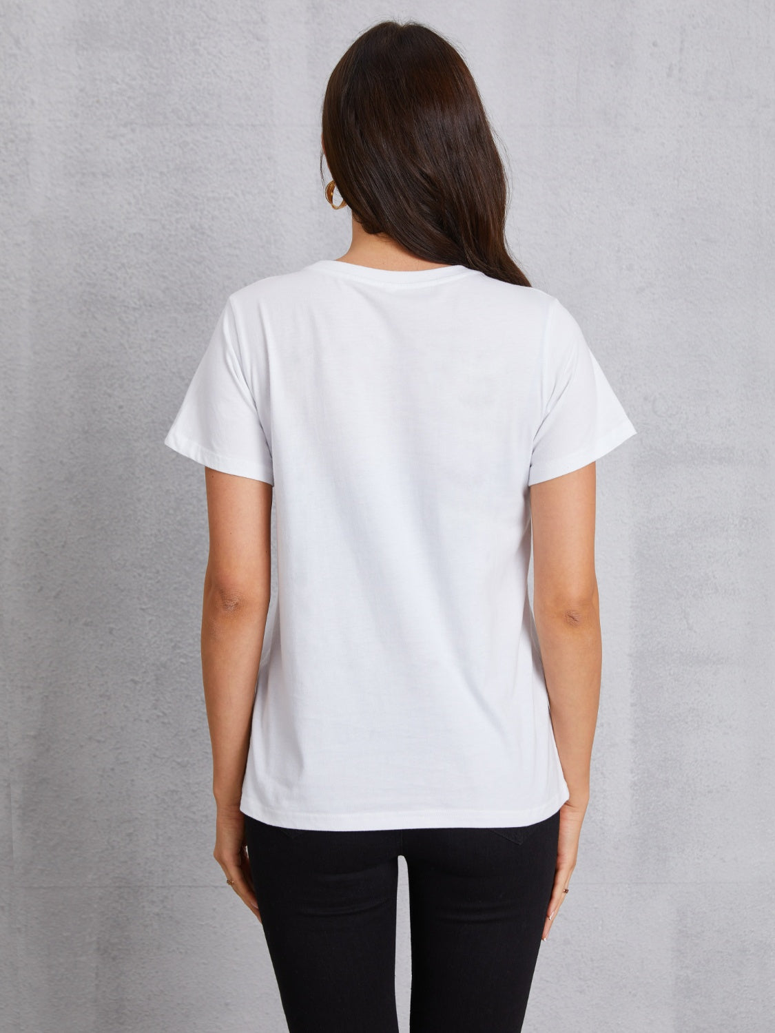 Honeybee Mumford's Letter Graphic Round Neck T-Shirt