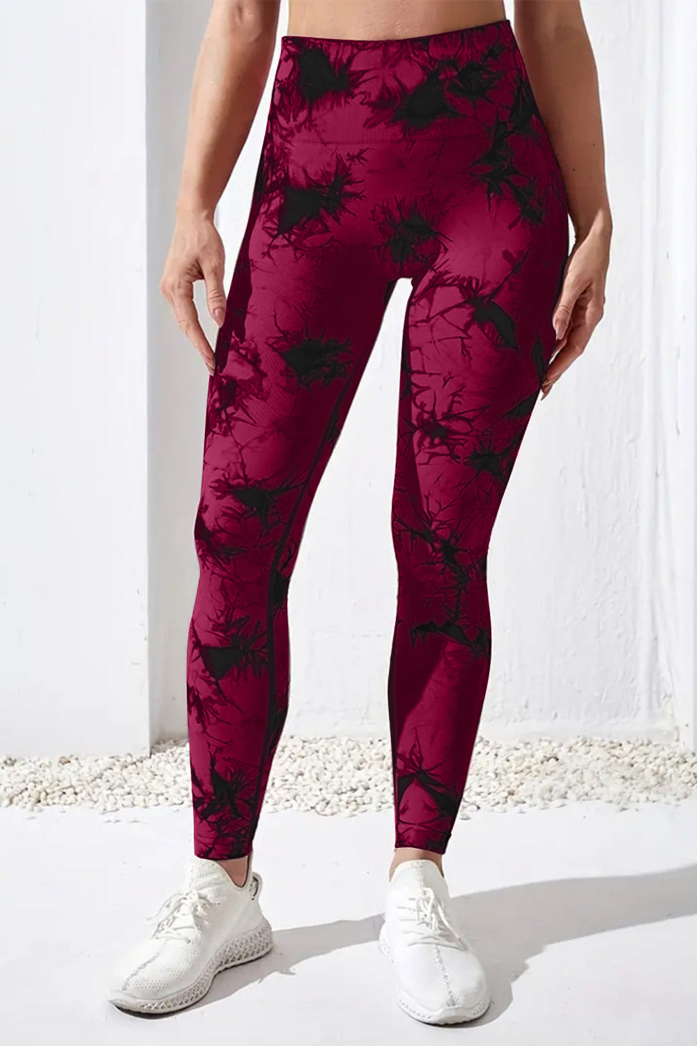 Honeybee Mumford's Printed High Waist Active Pants