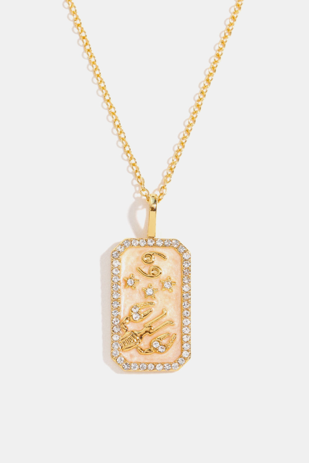 Honeybee Mumford's Rhinestone Zodiac and Constellation Pendant Necklace