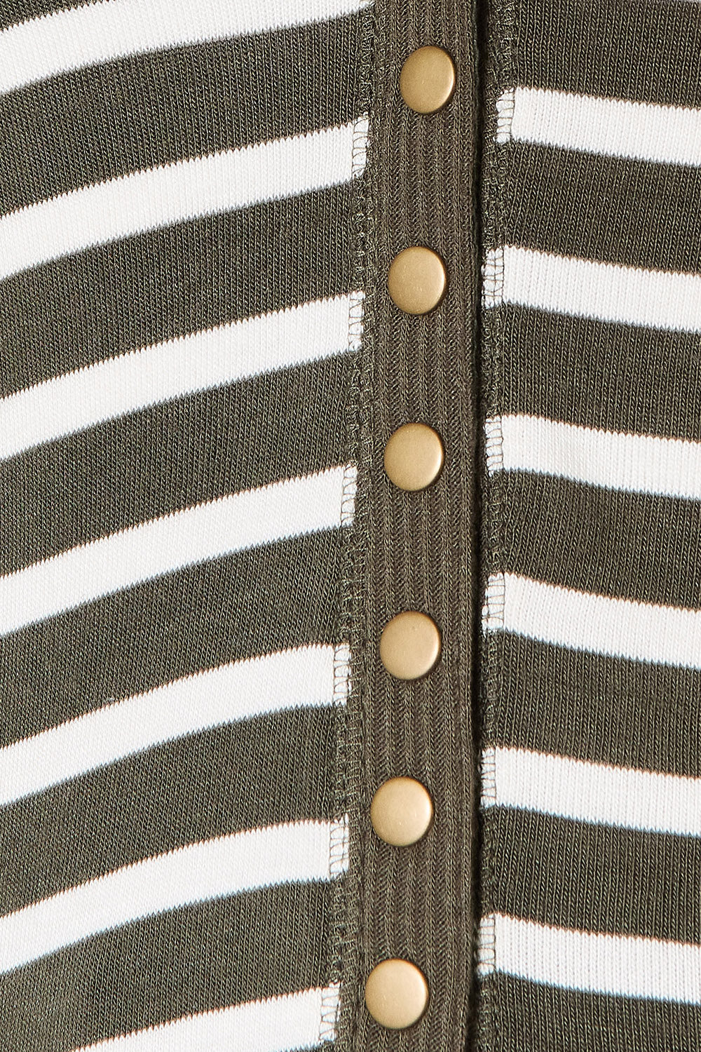 Honeybee Mumford's Full Size Striped Snap Down Cardigan