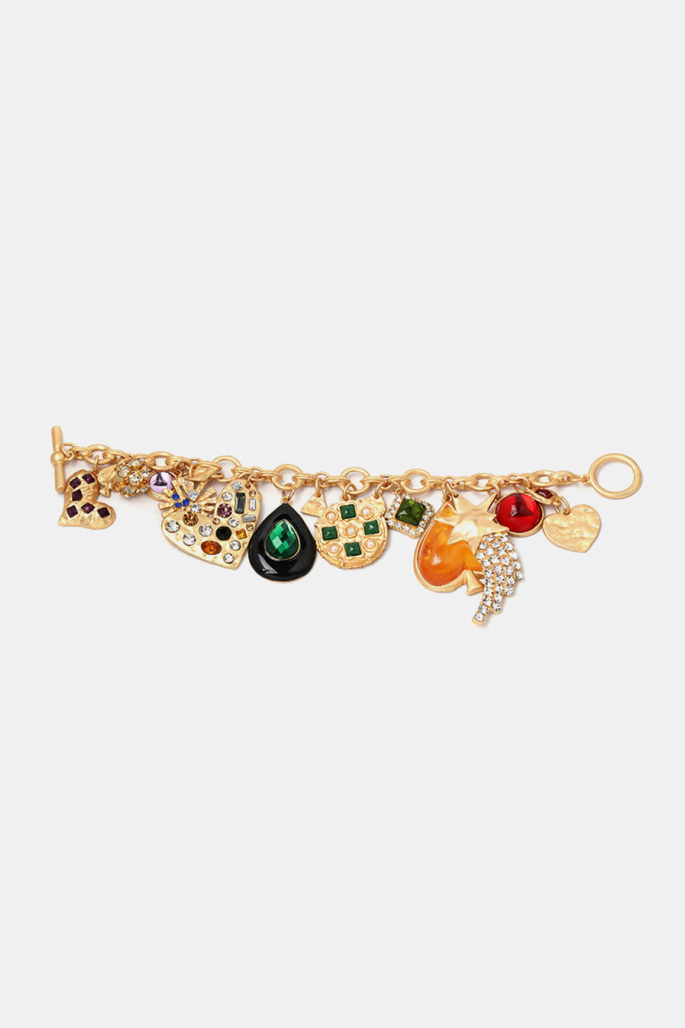 honeybee Mumford's Multi Charm Resin Bracelet