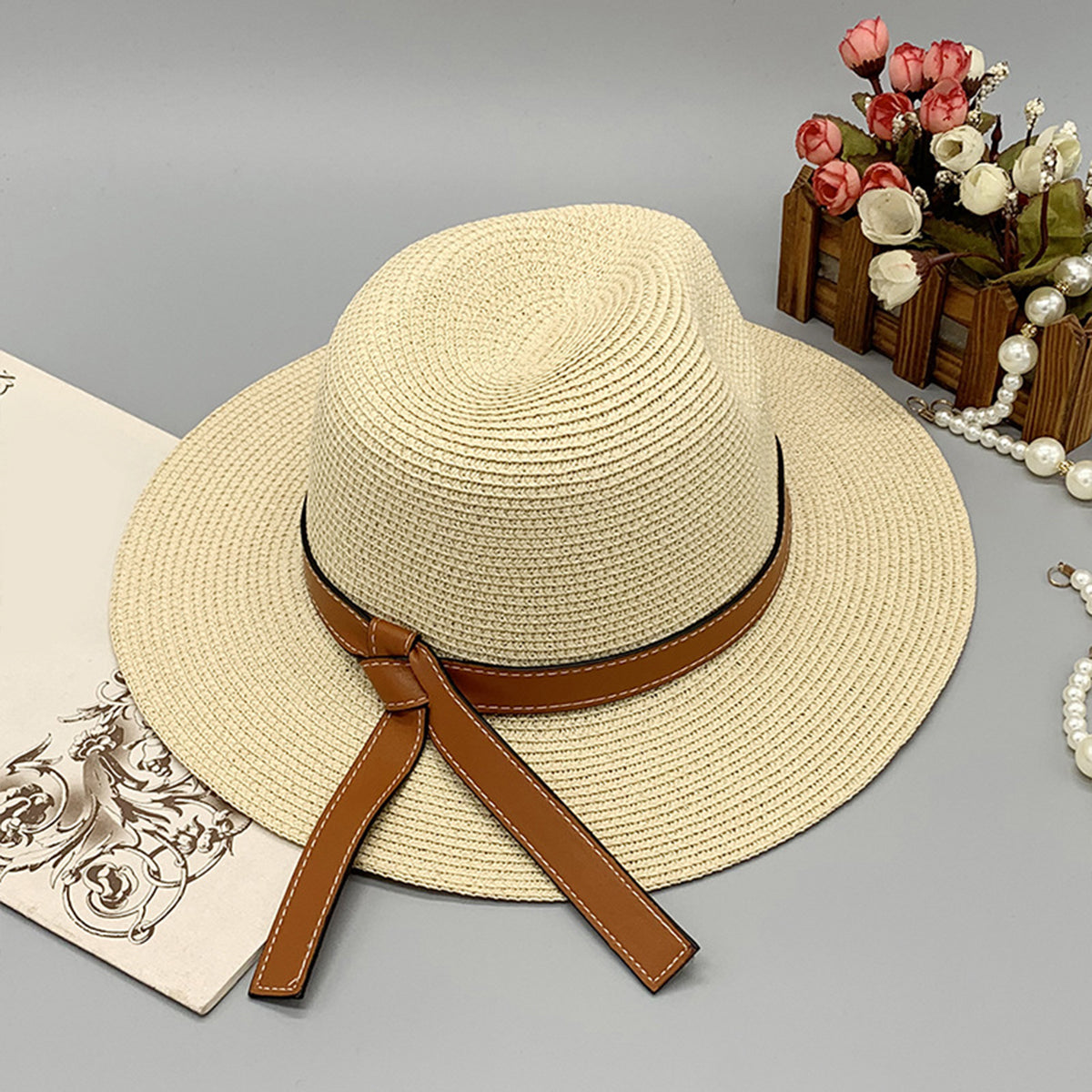 Honeybee Mumford's Wide Brim Paper Braided Hat