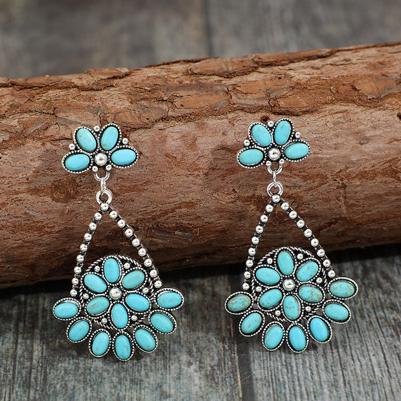 honeybee Mumford's Turquoise Teardrop Earrings