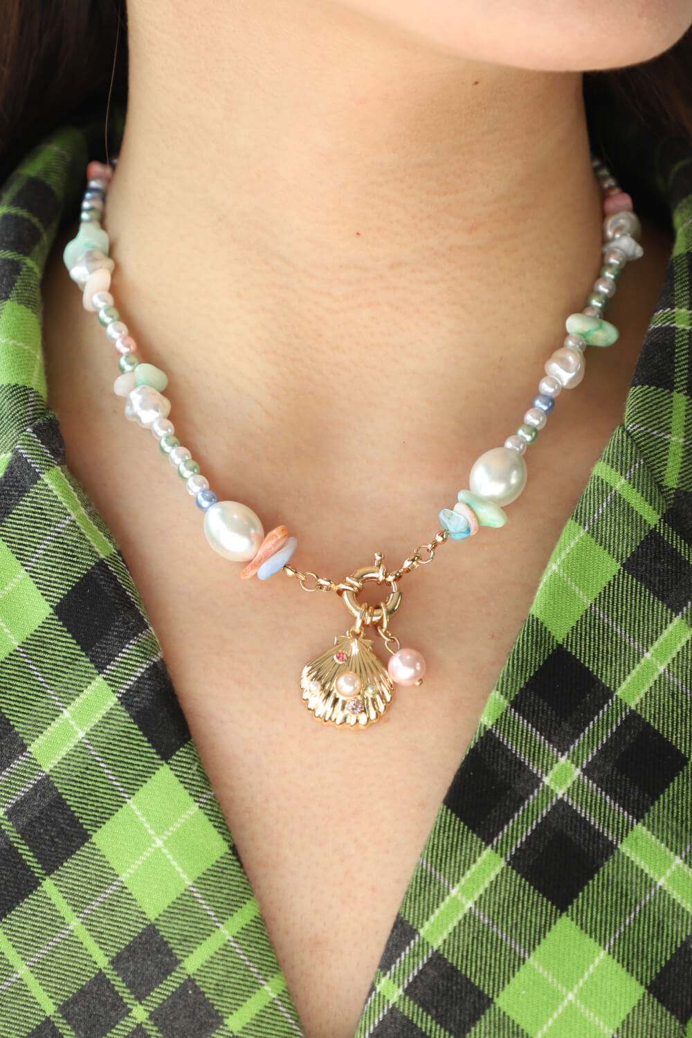 Honeybee Mumford's Colorful Pearl Necklace