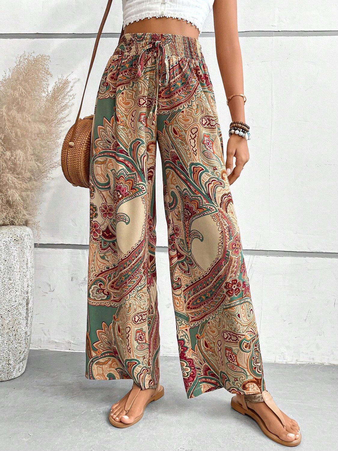 Honeybee Mumford's Printed Wide Leg Pants