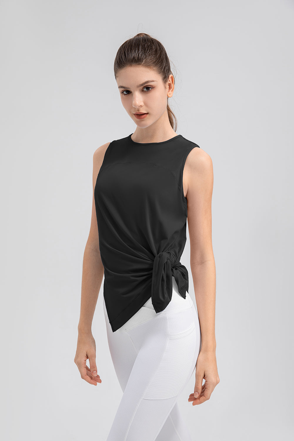 Honeybee Mumford's Slit Round Neck Tank