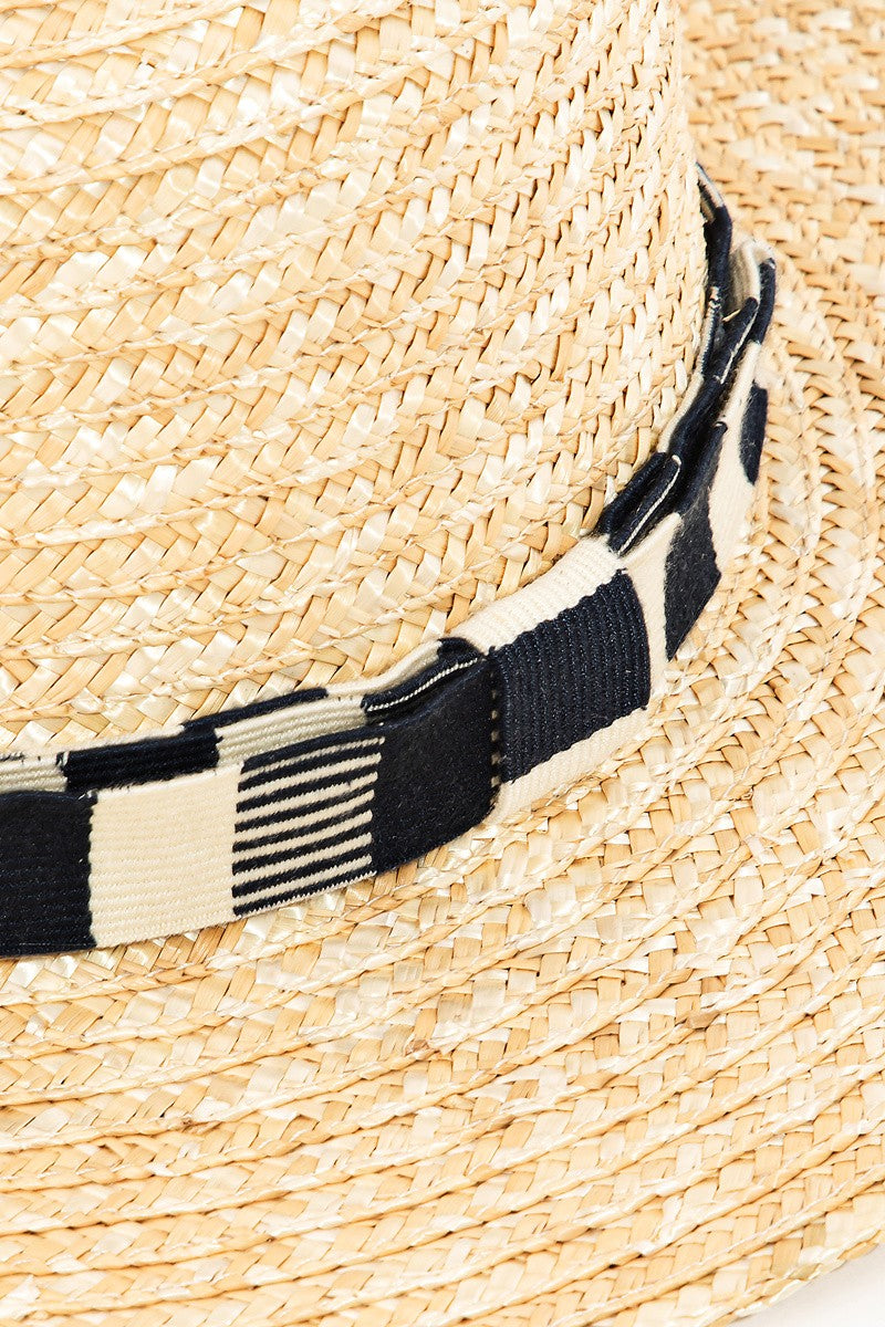 Honeybee Mumford's Strap Wide Brim Straw Hat