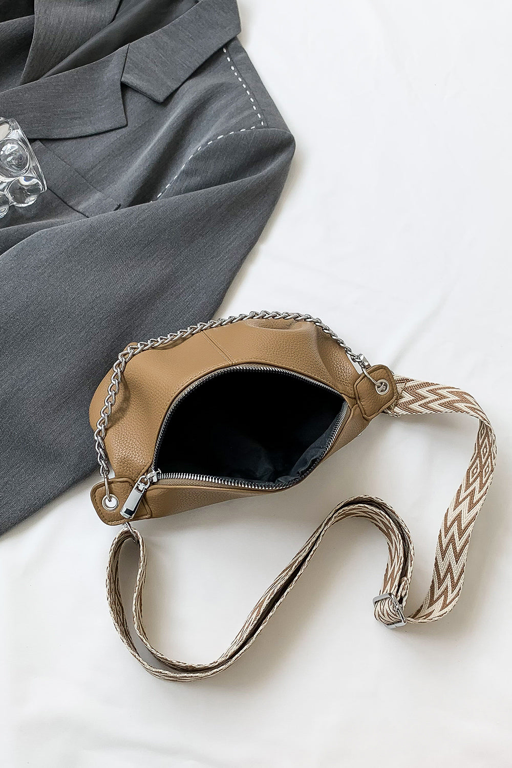 honeybee Mumford's Leather Sling Bag