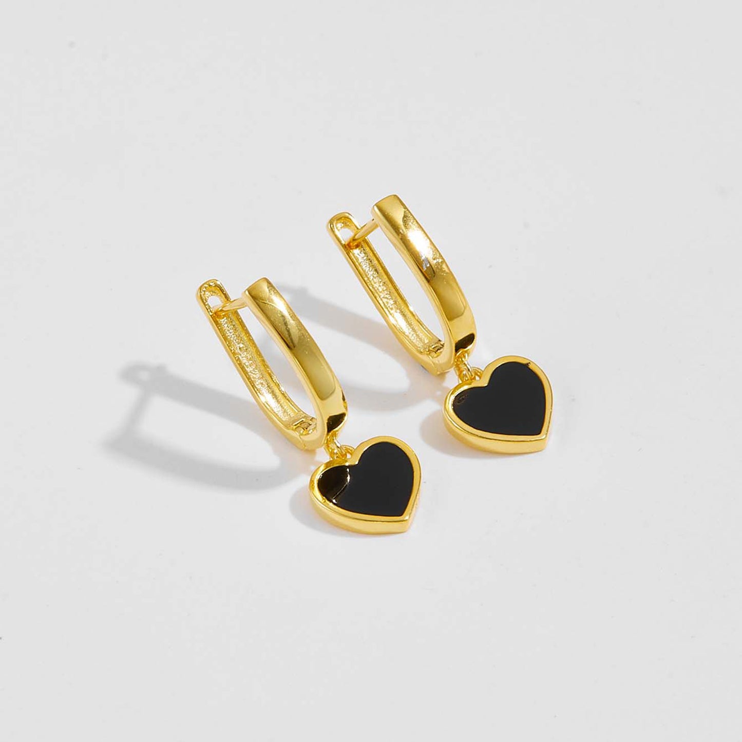 honeybee Mumford's sterling silver Heart Drop Earrings