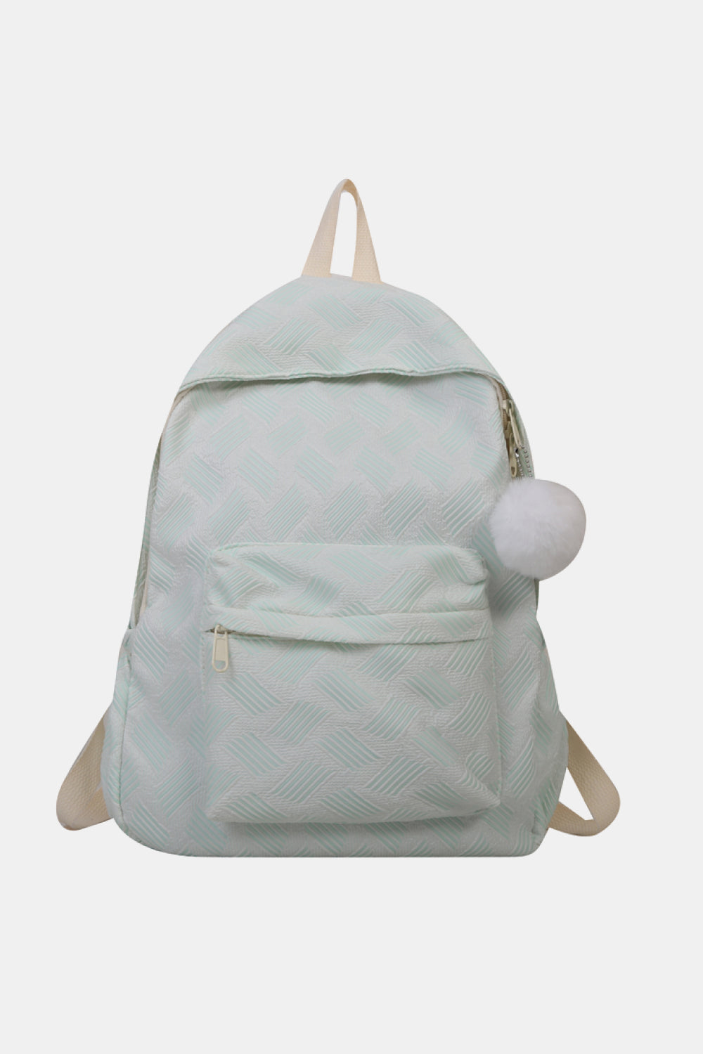 honeybee Mumford's Printed Polyester Large Backpack (Fluffy Ball Included)