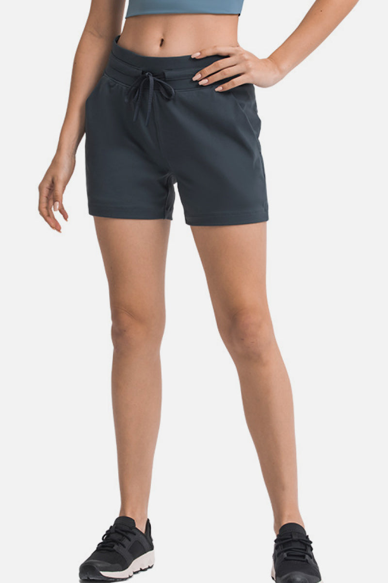 Honeybee Mumford's Waist Tie Active Shorts