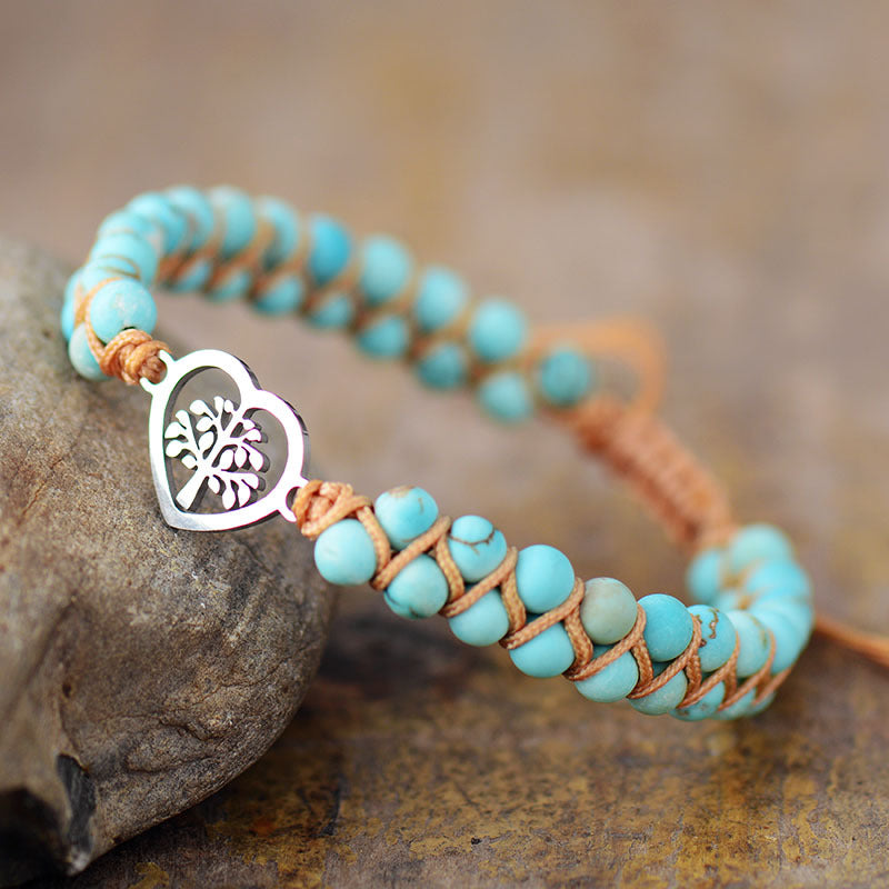 honeybee Mumford's Turquoise Beaded Bracelet