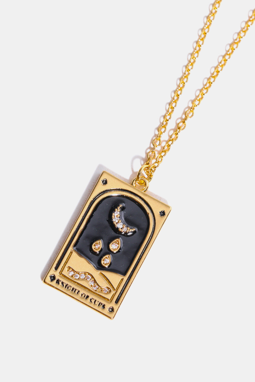 Honeybee Mumford's Tarot Card Pendant Necklace