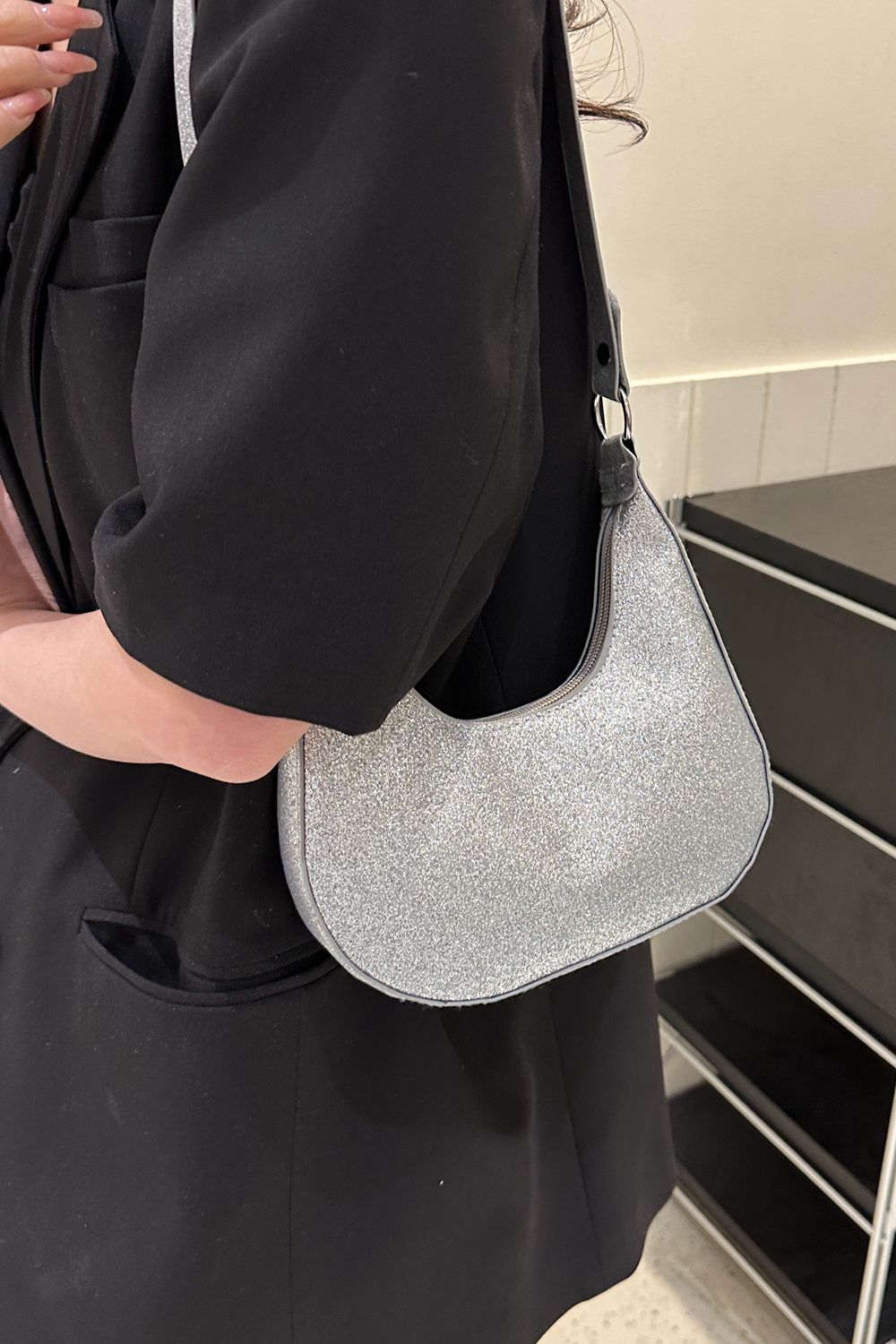 Honeybee Mumford's Small Glitter Shoulder Bag