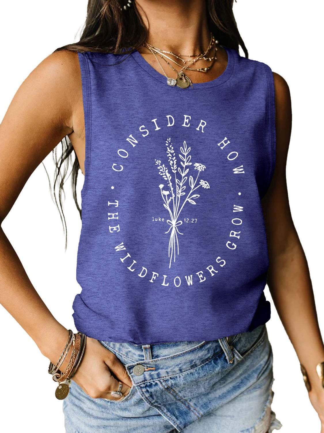 Honeybee Mumford's Graphic Round Neck Tank