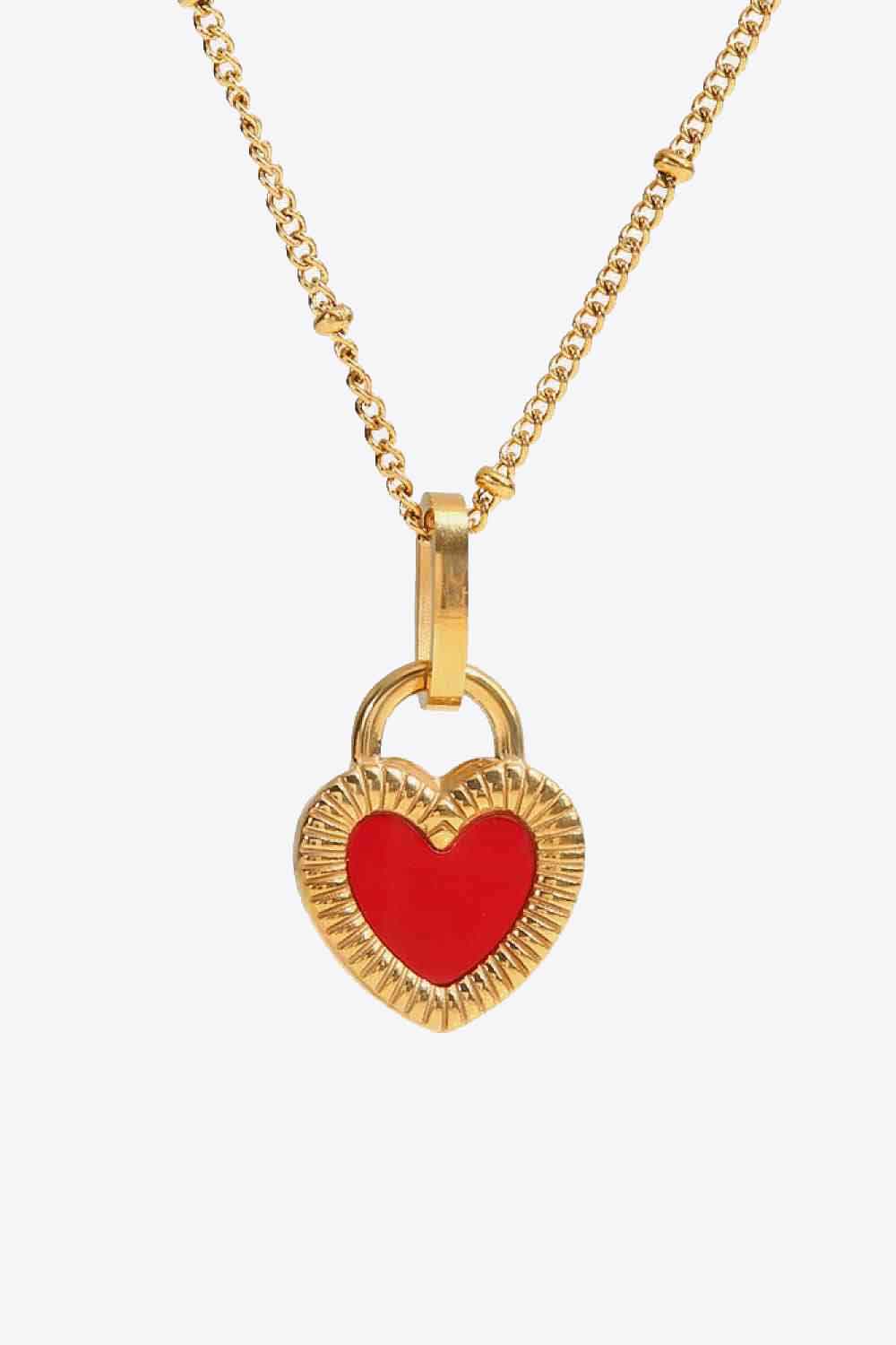 Honeybee Mumford's Heart Pendant Necklace