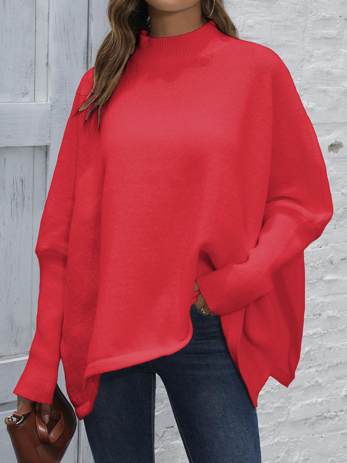 Honeybee Mumford's Loose Hem Plain Sweater