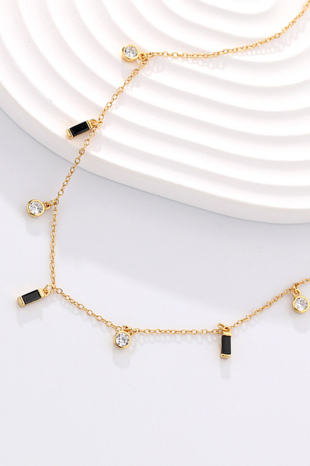 honeybee Mumford's 18K Gold Plated Multi-Charm Chain Necklace