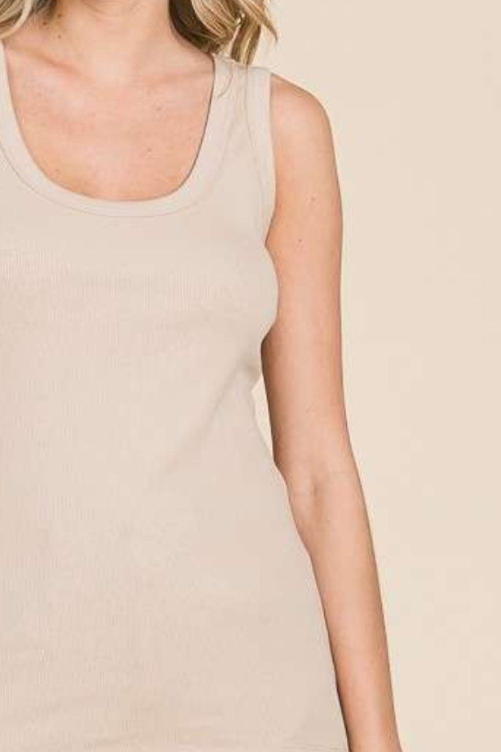 Honeybee Mumford's Full Size Ribbed Scoop Neck Tank