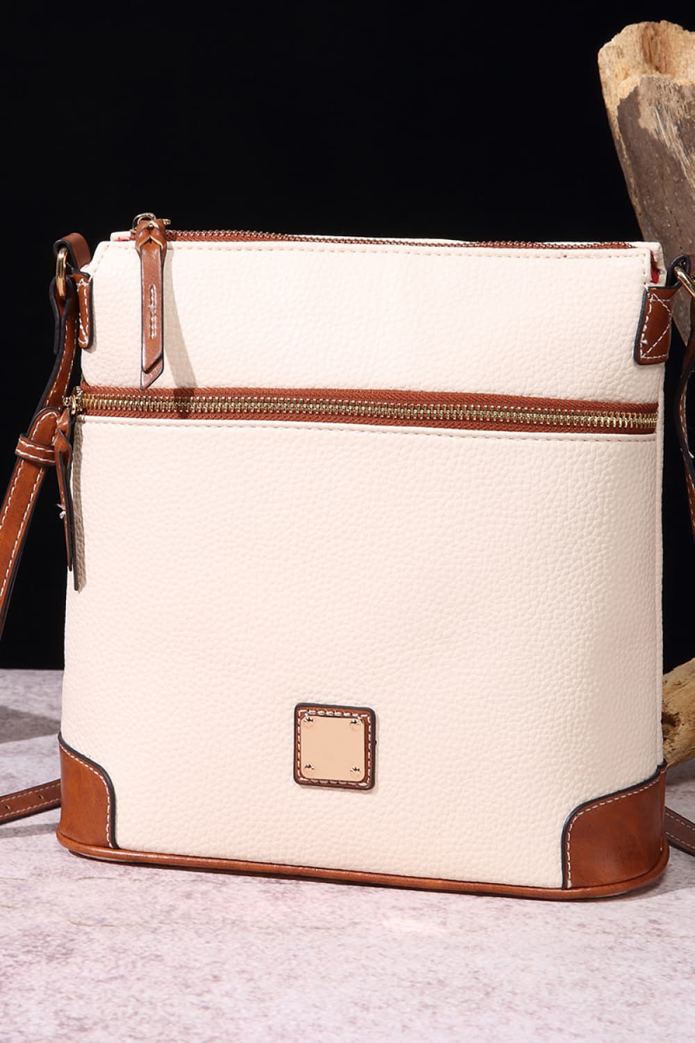 Honeybee Mumford's Leather Crossbody Bag