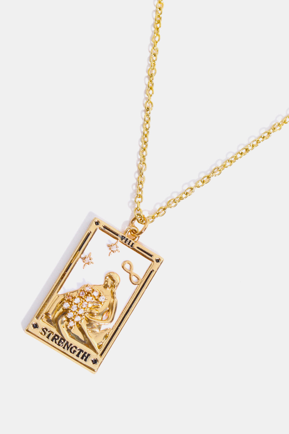 Honeybee Mumford's Tarot Card Pendant Necklace