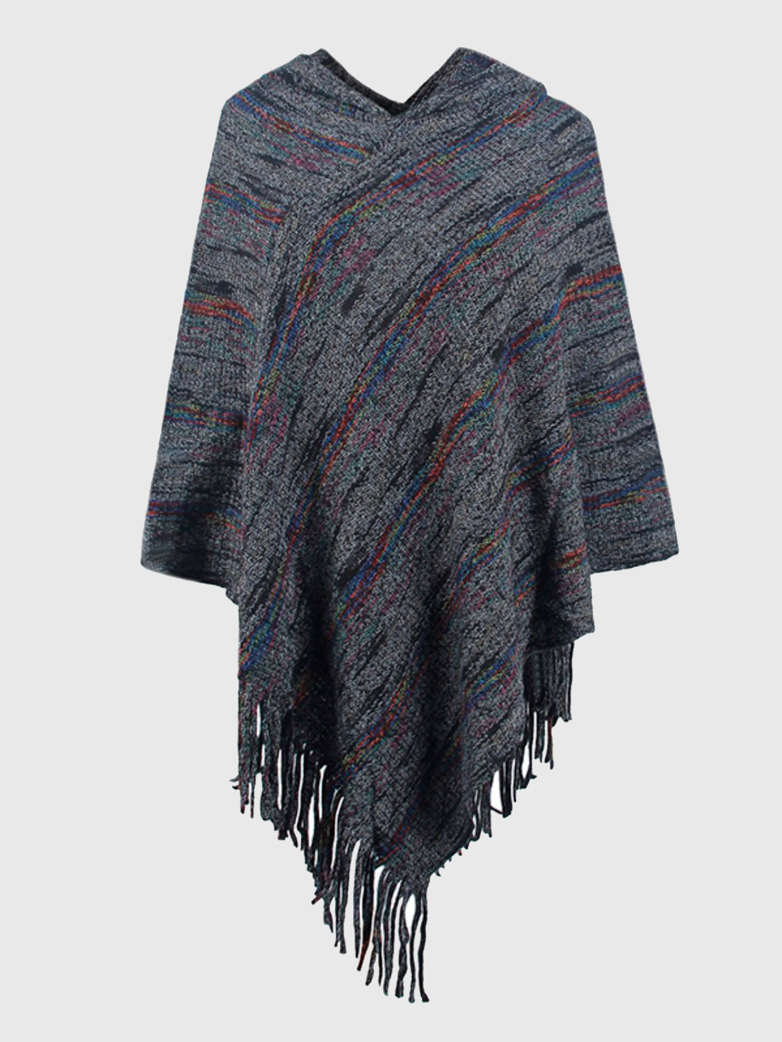 Honeybee Mumford's Fringe Hem Hooded Poncho