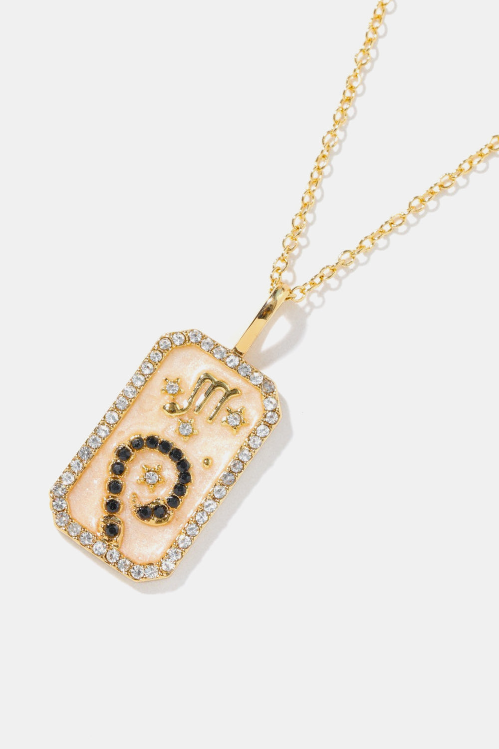 Honeybee Mumford's Rhinestone Zodiac and Constellation Pendant Necklace