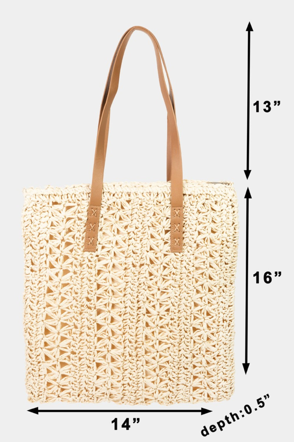 Honeybee Mumford's Straw Braided Tote Bag