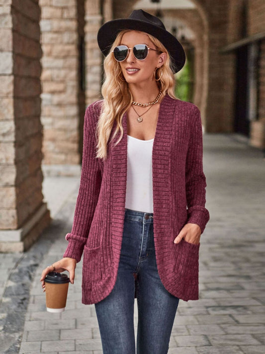 Honeybee Mumford's Open Front Cardigan with Pockets