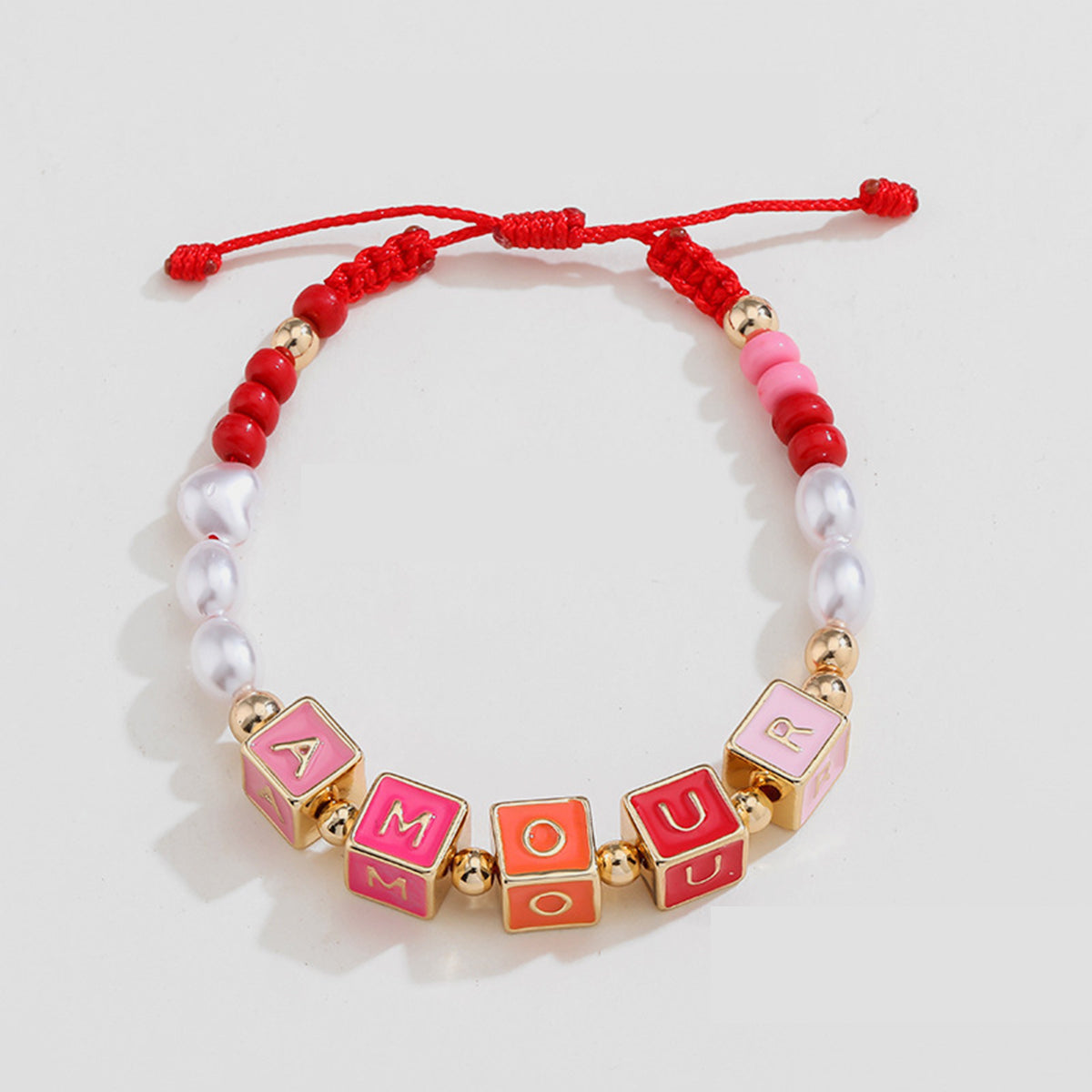 honeybee Mumford's Acrylic Geometric Bead Bracelet