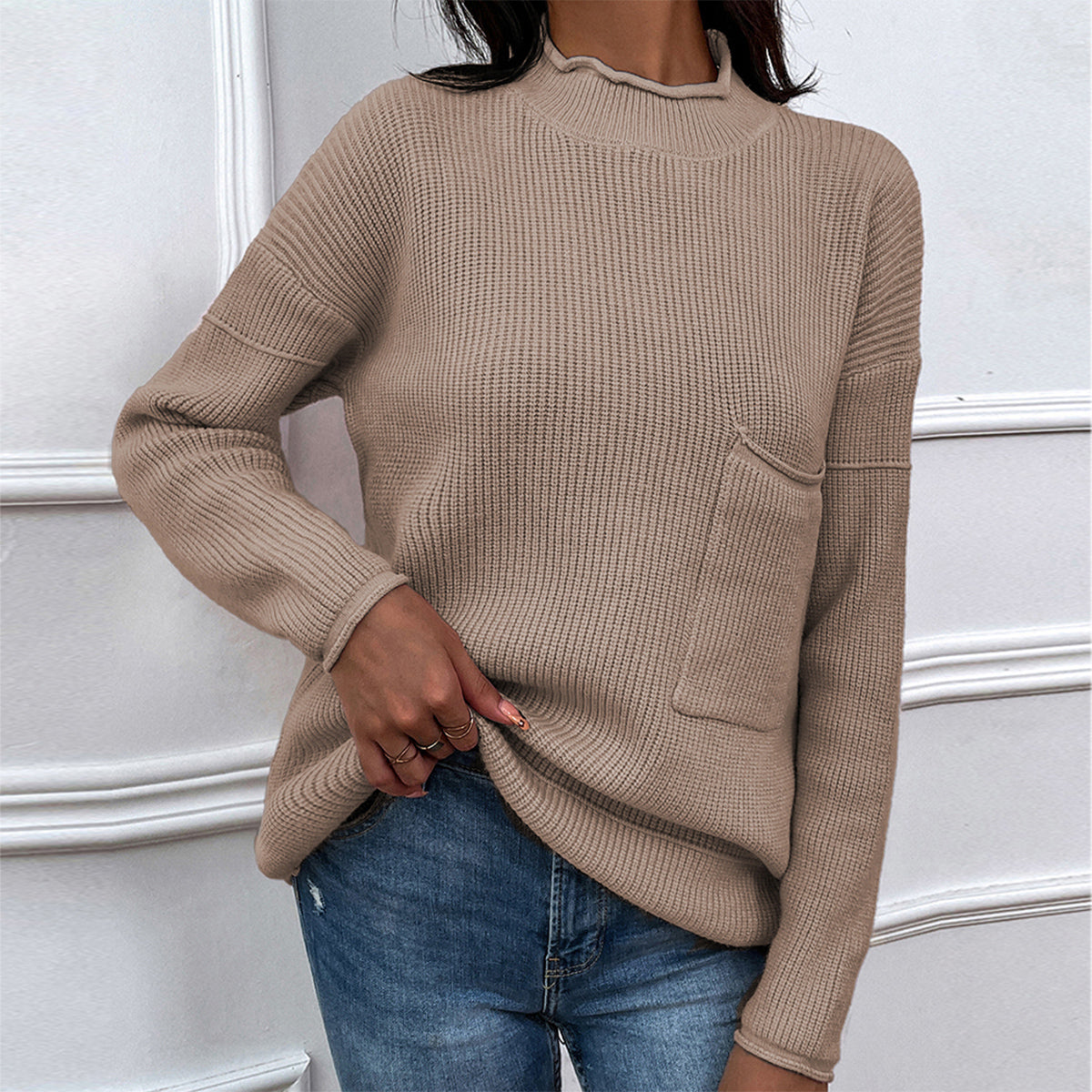 Honeybee Mumford's Dropped Shoulder Sweater with Pocket