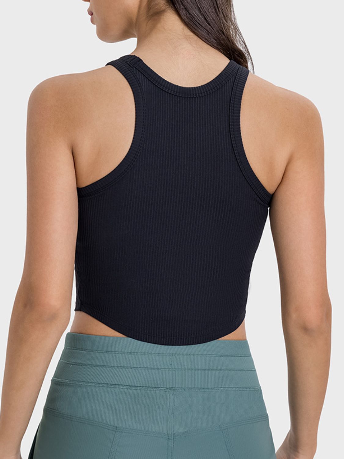 Honeybee Mumford's Round Neck Racerback Active Tank