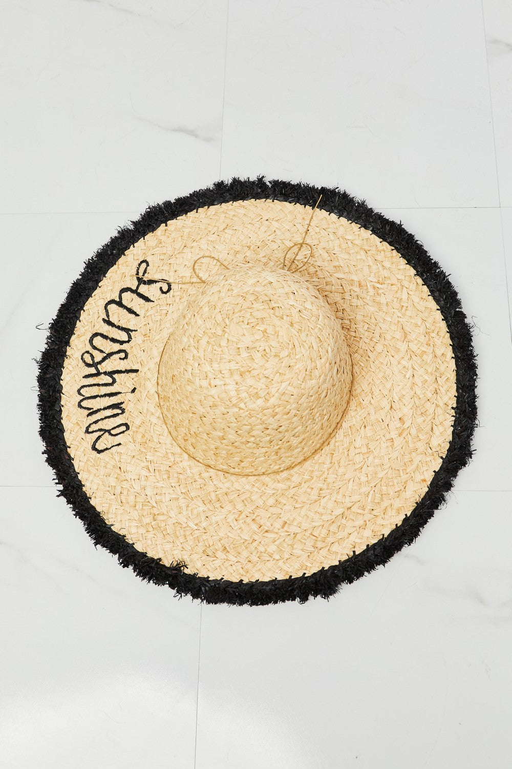 Honeybee Mumford's Sunshine Straw Fringe Hat