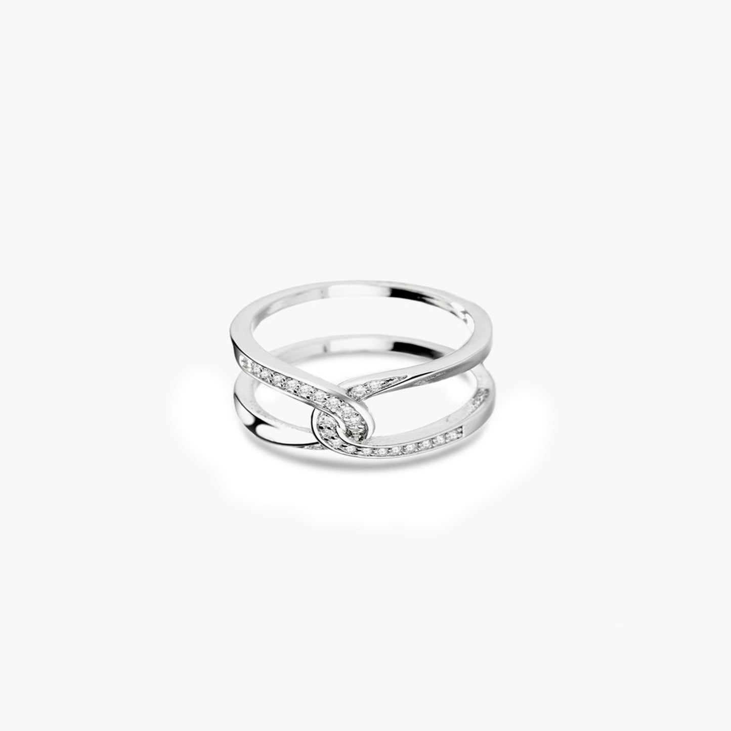 Honeybee Mumford's Twisted Double-layered Ring