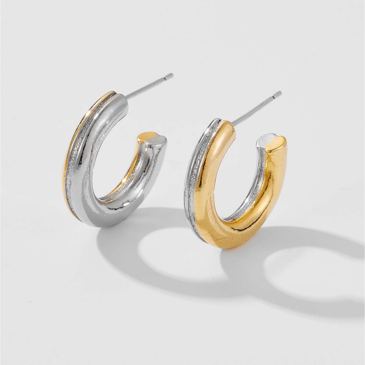 honeybee Mumford's Sterling Silver C-Hoop Earrings