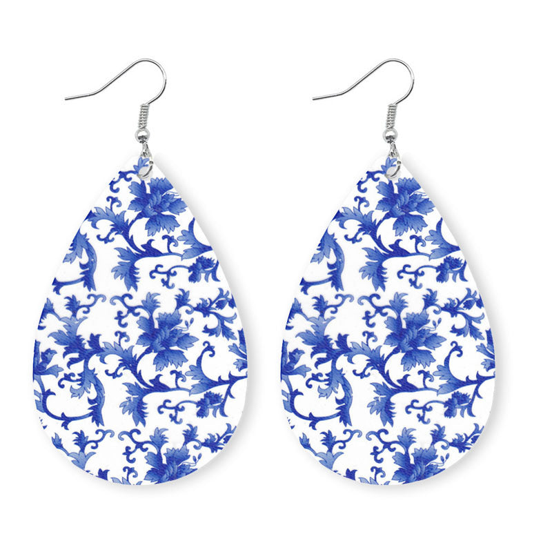 honeybee Mumford's Printed Teardrop Earrings