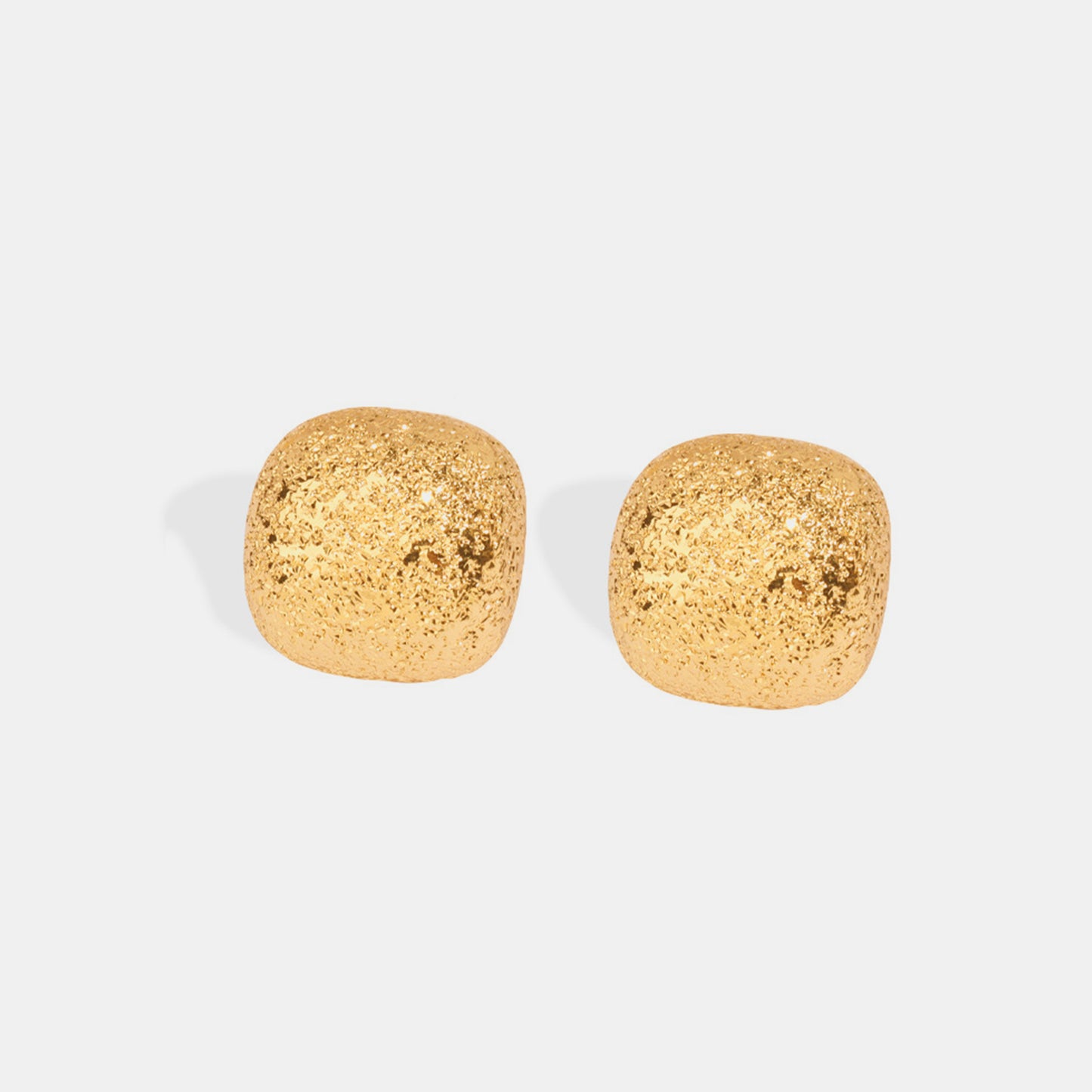 honeybee Mumford's Gold-Plated Geometric Stud Earrings