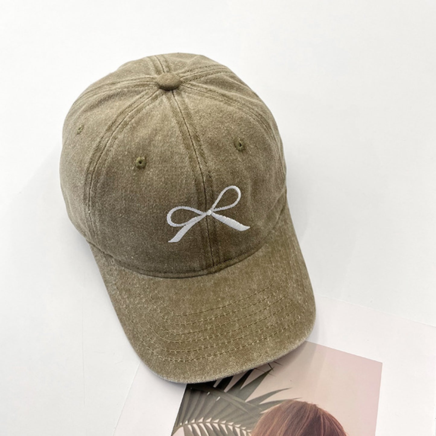 Honeybee Mumford's Bow Embroidered Adjustable Cap