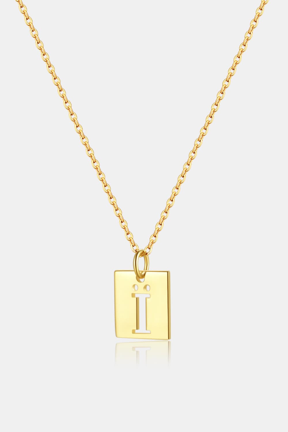 Honeybee Mumford's Cutout Rectangle Pendant Necklace