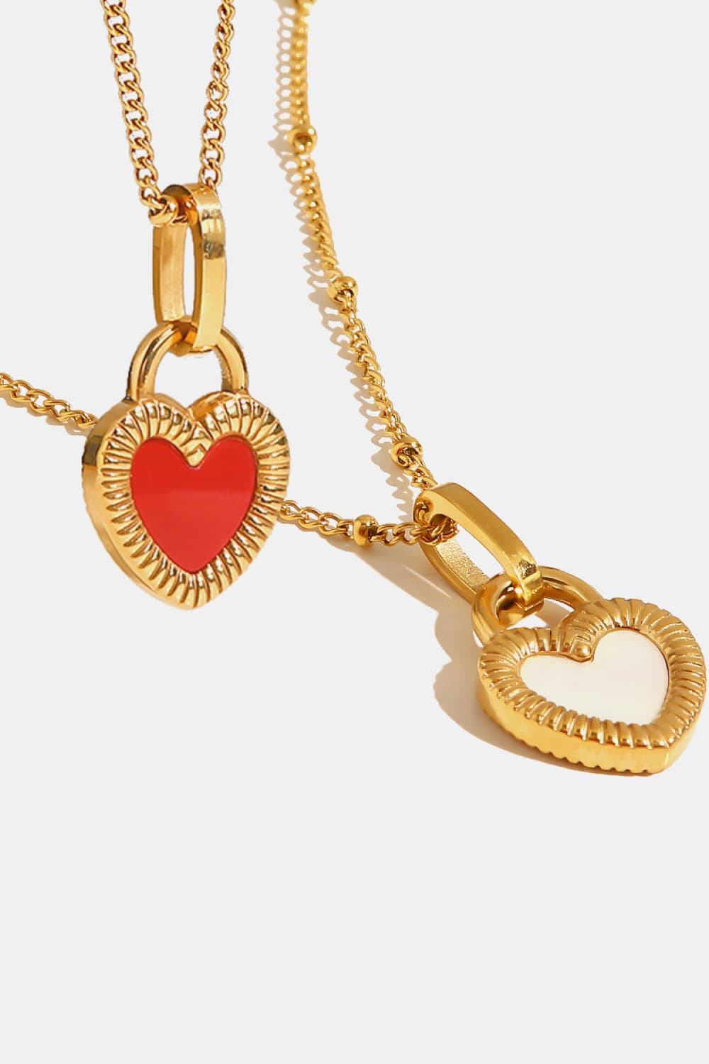 Honeybee Mumford's Heart Pendant Necklace