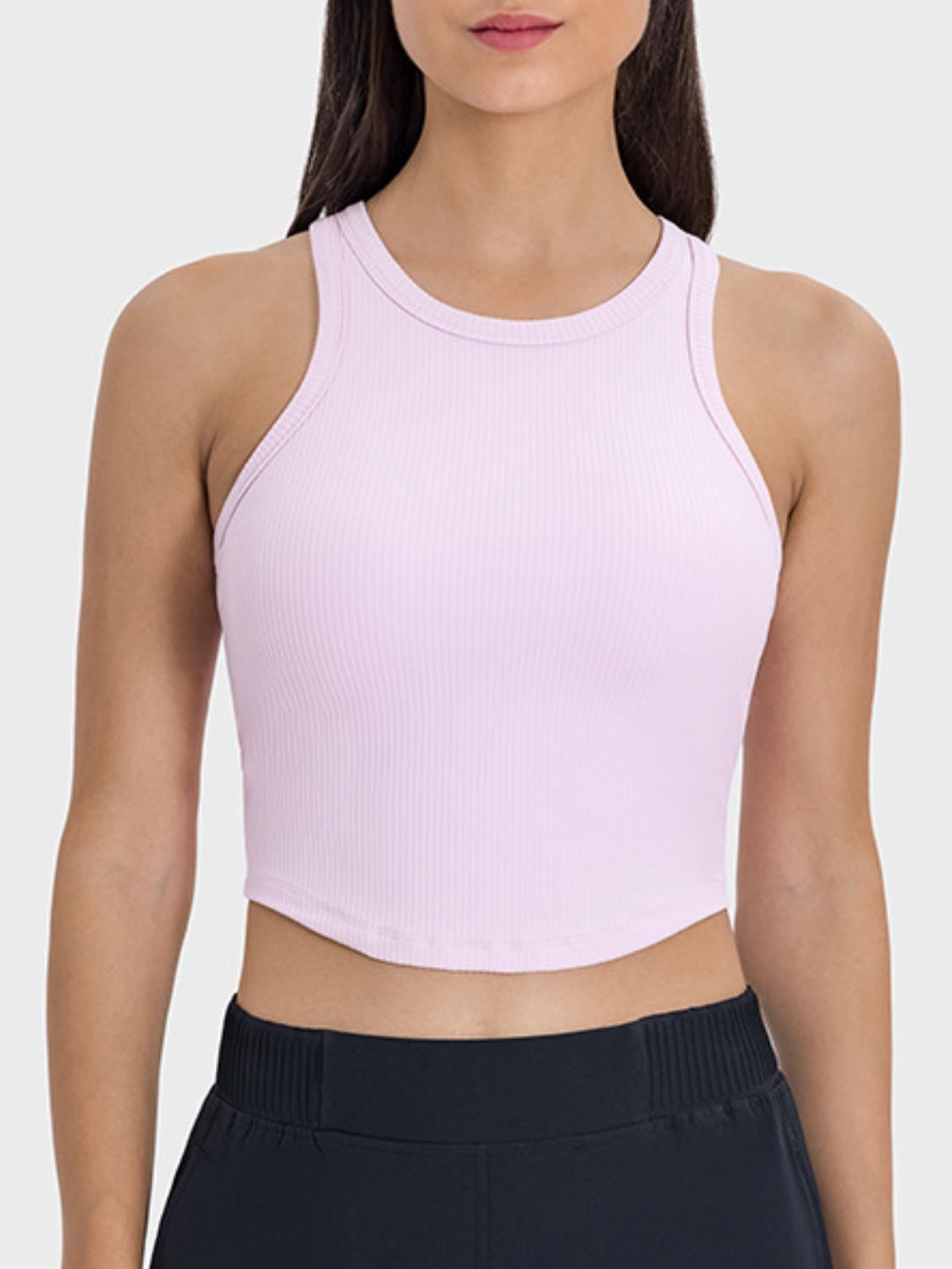 Honeybee Mumford's Round Neck Racerback Active Tank