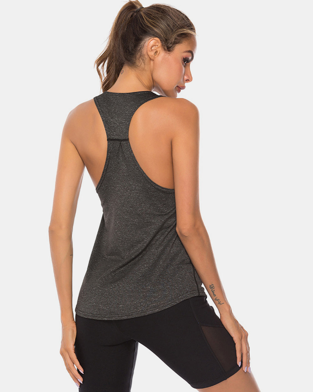 Honeybee Mumford's Full Size Scoop Neck Wide Strap Active Tank